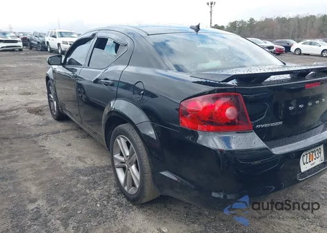 2012 Dodge Avenger Sxt from USA, damaged, VIN 1C3CDZCB7CN312976